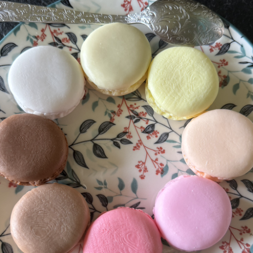 Lot savons petit macaron