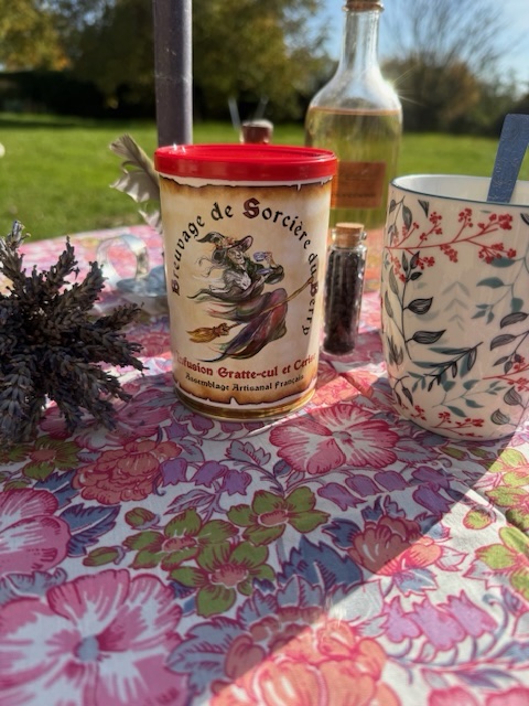 Breuvage de Sorcière du Berry. Infusion Gratte-cul et Cerise.