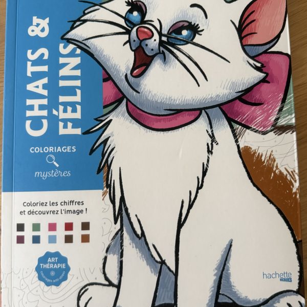Coloriage Mystère Chat & Félin Hachette